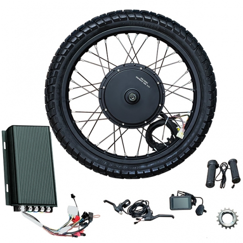 72V 5000W Electric Bike Motor Kit with 20Ah Lithium Battery
